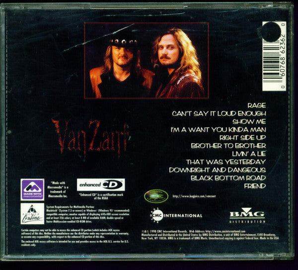 Van Zant : Brother To Brother (CD, Album, Enh)