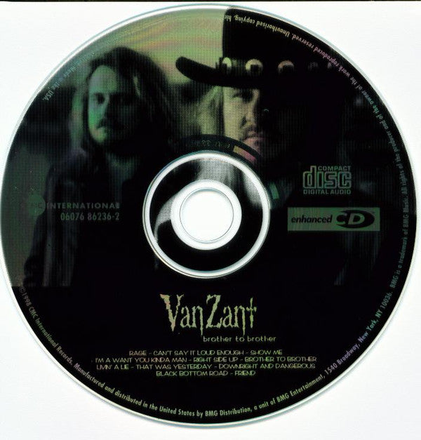Van Zant : Brother To Brother (CD, Album, Enh)