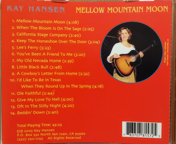 Kay Hansen (2) : Mellow Mountain Moon (CD, Album)