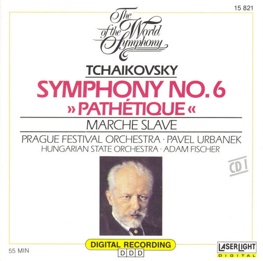 Pyotr Ilyich Tchaikovsky - Pavel Urbanek, Prager Festivalorchester - Adam Fischer (2), Hungarian State Orchestra : The World Of The Symphony, Vol. 1: Symphony No. 6 "Pathétique" • Marche Slave (CD, Comp)