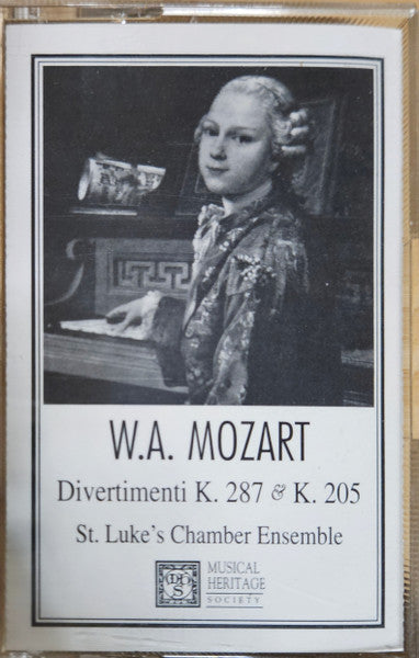 Wolfgang Amadeus Mozart, St. Luke's Chamber Ensemble : Divertimenti K. 287 & K. 205 (Cass)