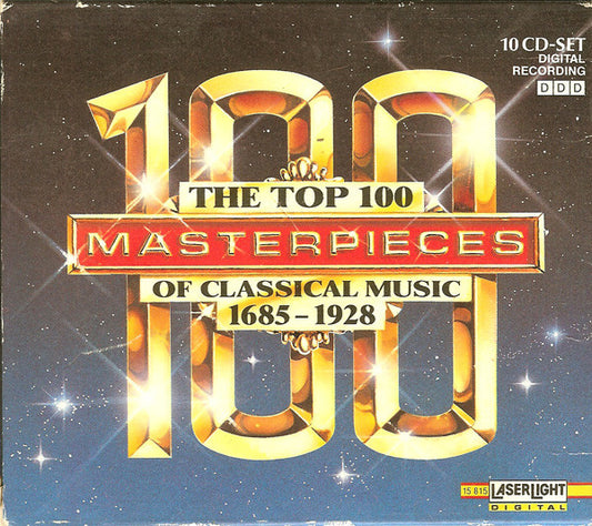 Various : The Top 100 Masterpieces Of Classical Music: 1685-1928 (10xCD, Comp)