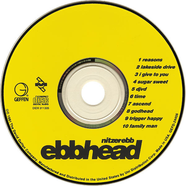 Nitzer Ebb : Ebbhead (CD, Album)