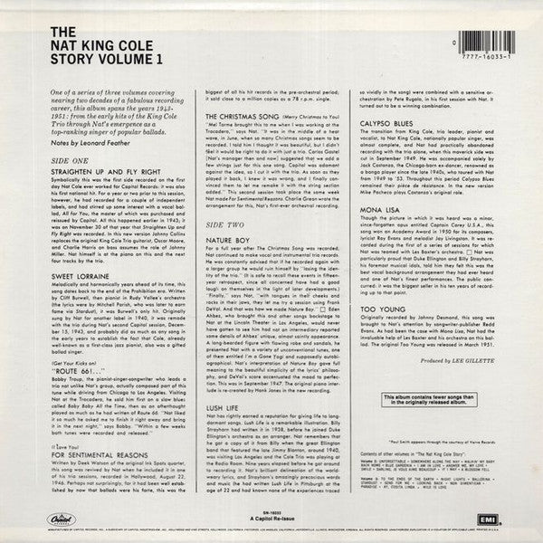 Nat King Cole : The Nat King Cole Story: Volume 1 (LP, Comp, RE)