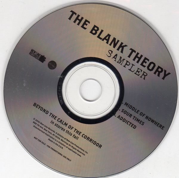 The Blank Theory : Sampler (CD, Promo, Smplr, Car)