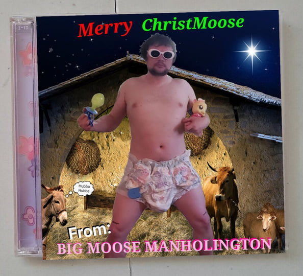 Big Moose Manholington : Merry Christmoose (CD, Album, Ltd)