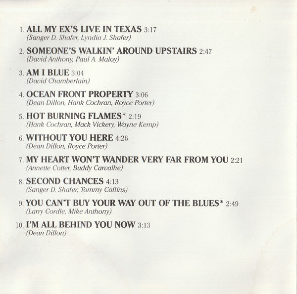 George Strait : Ocean Front Property (CD, Album, RE)