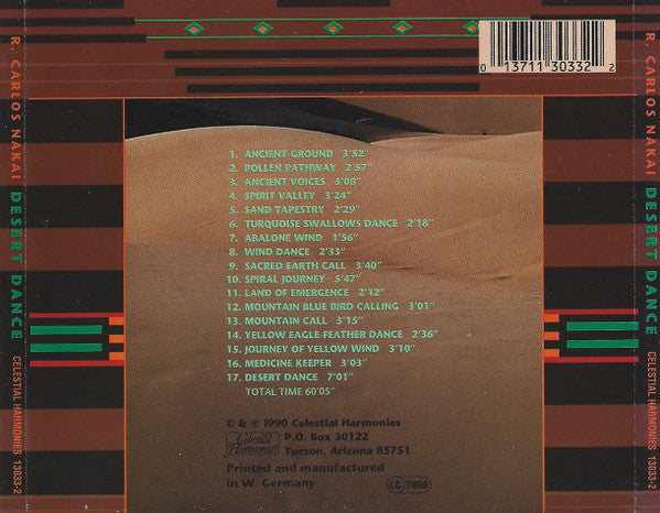 R. Carlos Nakai : Desert Dance (CD, Album)
