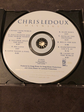 Chris LeDoux : Haywire (CD, Album, Club)
