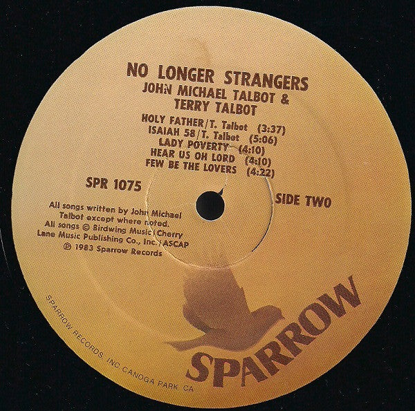 John Michael Talbot & Terry Talbot : No Longer Strangers (LP, Album)