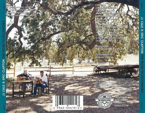 J.J. Cale & Eric Clapton : The Road To Escondido (CD, Album)