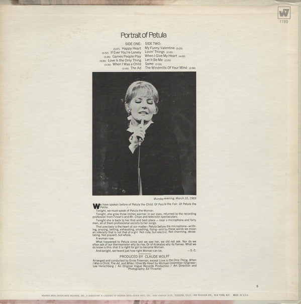 Petula Clark - Portrait Of Petula (LP) (VG) - Endless Media