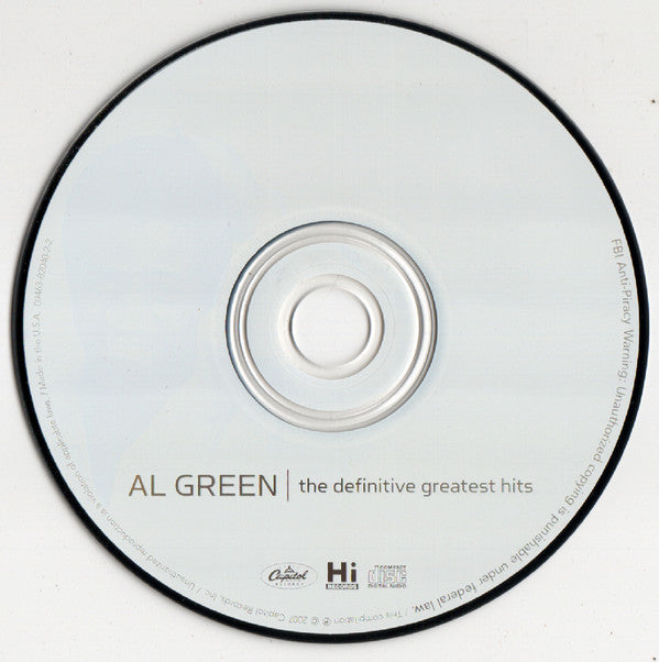 Al Green : The Definitive Greatest Hits (CD, Comp, RE, RM)