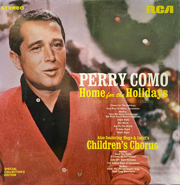 Perry Como : Home For The Holidays (LP, Album, S/Edition, Roc)