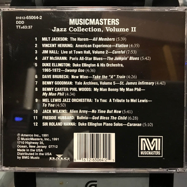 Various : Music Masters Jazz Collection Vol. II (CD, Comp)