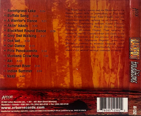 Various : Blackfoot Traditions (CD, Album)