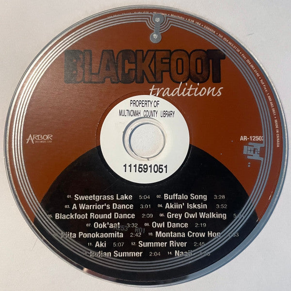 Various : Blackfoot Traditions (CD, Album)