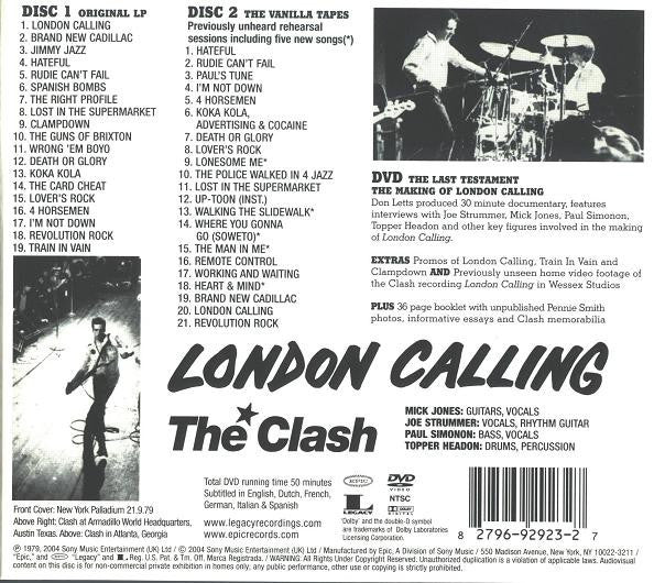 The Clash : London Calling (CD, Album, RM, DAD + CD, DAD + DVD-V, NTSC, DAD + )