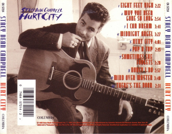 Stacy Dean Campbell : Hurt City (CD, Album)