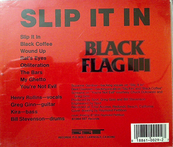 Black Flag : Slip It In (CD, Album, RE, RP)