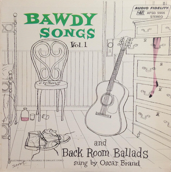 Oscar Brand - Bawdy Songs And Backroom Ballads - Vol.1 (LP) (VG+) - Endless Media