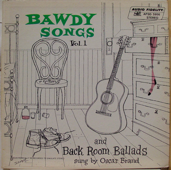 Oscar Brand - Bawdy Songs And Backroom Ballads - Vol.1 (LP) (VG+) - Endless Media