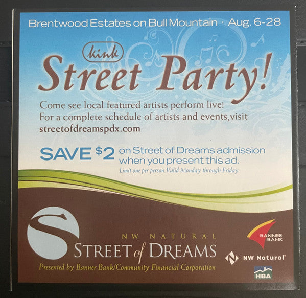 Various : Keep Portland Weird - KINK Locals Only: Vol. 4 (CD, Comp, Promo)