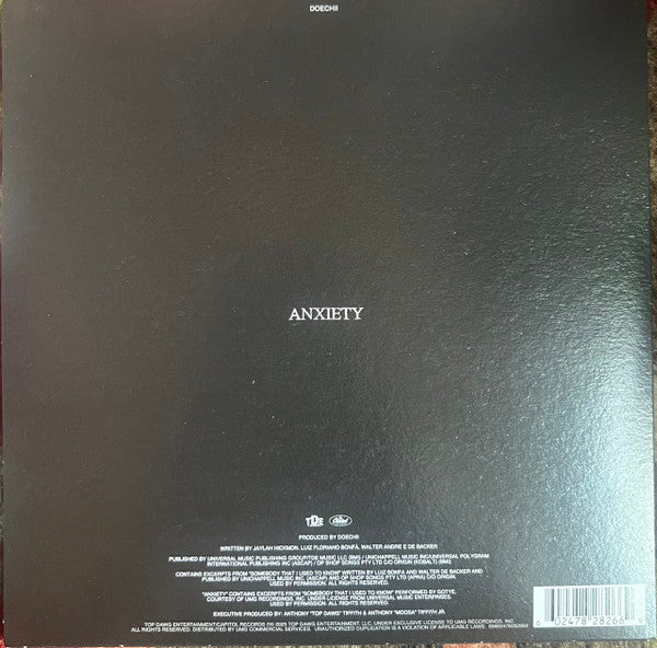 Doechii : Anxiety (7", S/Sided, Single, Gra)