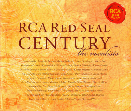Various : RCA Red Seal Century (The Vocalists) (2xCD, Comp, Mono)