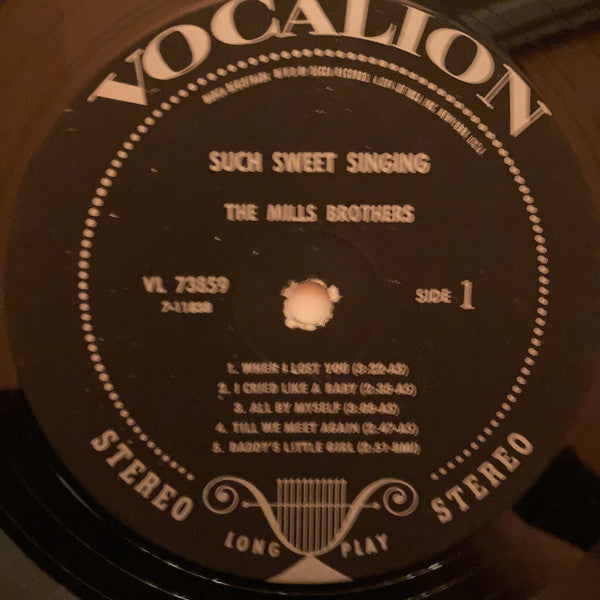 The Mills Brothers : Such Sweet Singin' (LP, Comp)