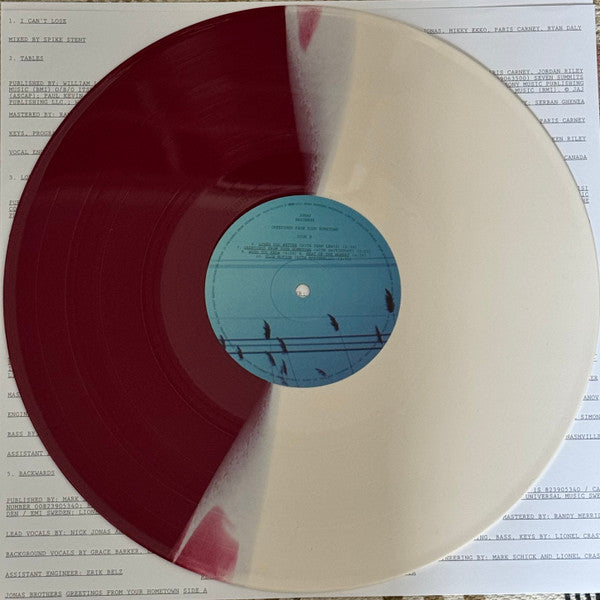 Jonas Brothers : Greetings From Your Hometown (LP, Album, Ltd, Red)
