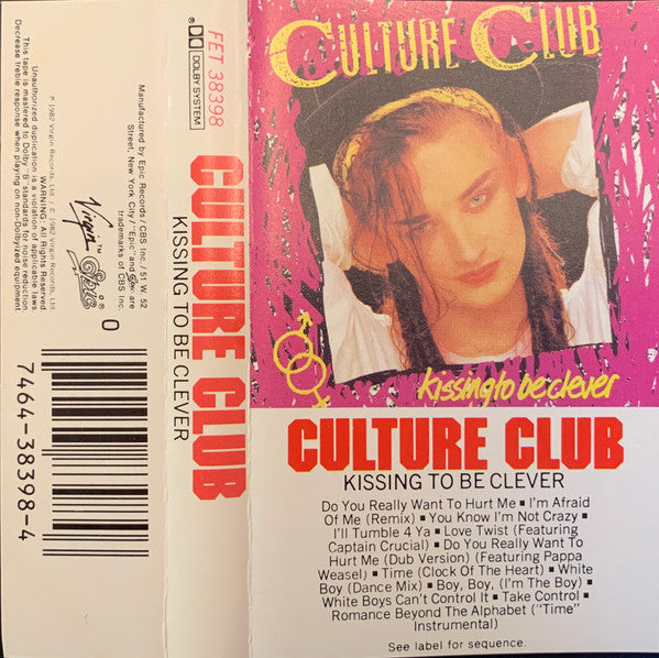 Culture Club : Kissing To Be Clever (Cass, Album, Mat)