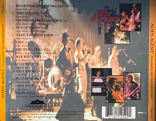 Alien Agent : Diamonds Are For Breakfast (CD)