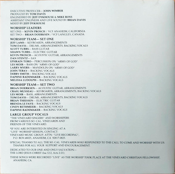 Kevin Prosch, Brian Doerksen : Save Us Oh God (CD, Album, RE)