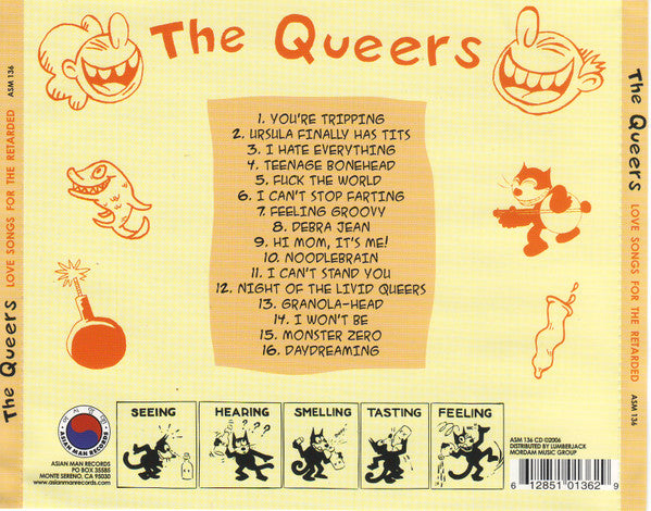 The Queers : Love Songs For The Retarded (CD, Album, RE, RM)