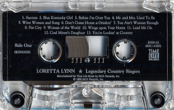 Loretta Lynn : Loretta Lynn - Legendary Country Singers (Cass, Comp, Dol)
