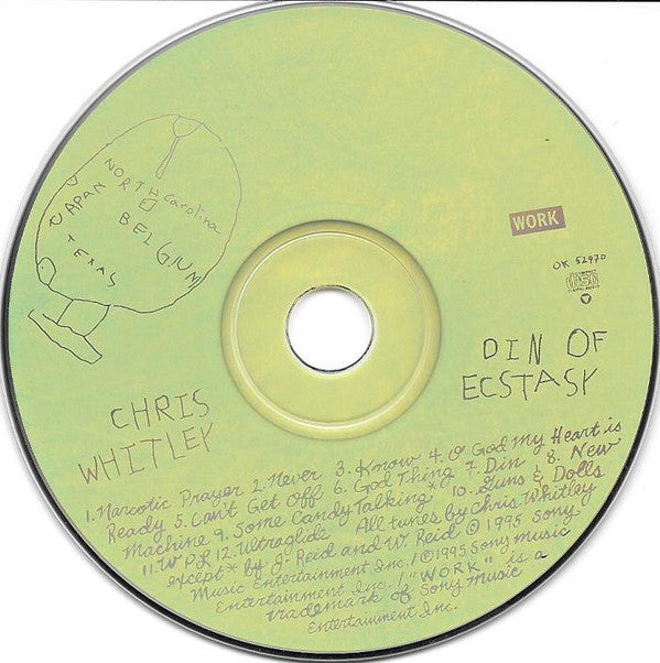 Chris Whitley : Din Of Ecstasy (CD, Album)