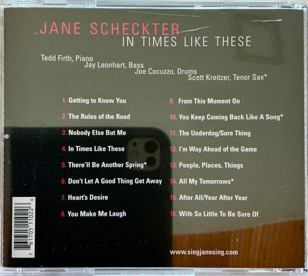 Jane Scheckter : In Times Like These (CD, Album)