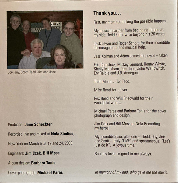 Jane Scheckter : In Times Like These (CD, Album)