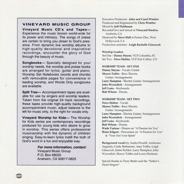 Danny Steyne, Dave Hollen : Seek Righteousness (CD, Album)