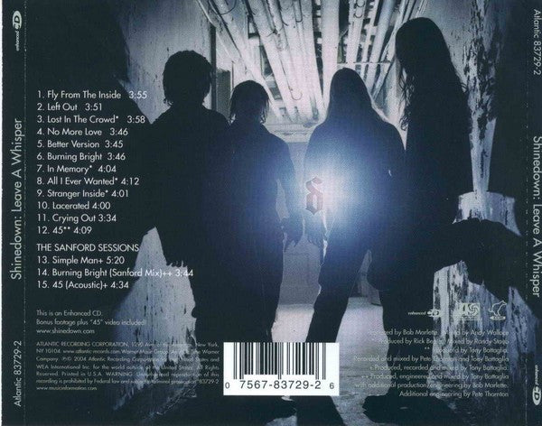 Shinedown : Leave A Whisper (CD, Album, Enh, RE)