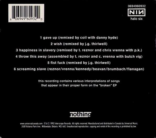 Nine Inch Nails : Fixed (CD, EP, Dig)