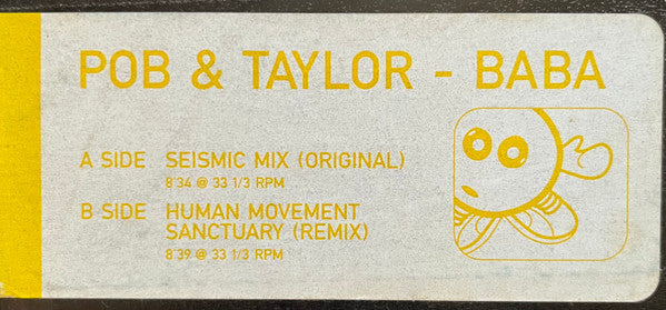 Pob & Taylor : Baba (12")
