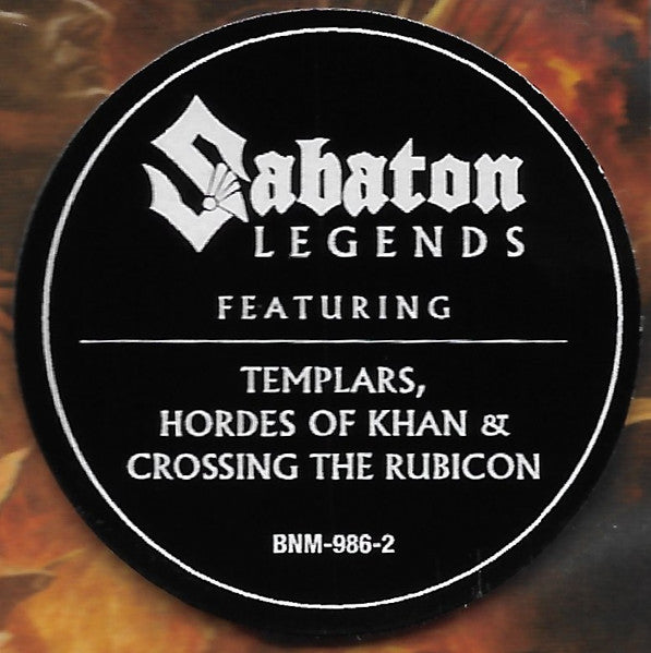 Sabaton : Legends (CD, Album)