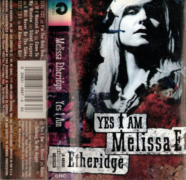 Melissa Etheridge : Yes I Am (Cass, Album, Club,  CR)