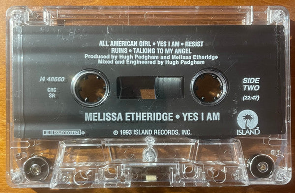 Melissa Etheridge : Yes I Am (Cass, Album, Club,  CR)