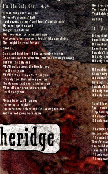 Melissa Etheridge : Yes I Am (Cass, Album, Club,  CR)