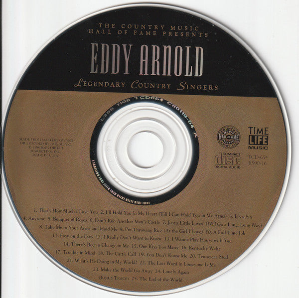 Eddy Arnold : The Country Music Hall Of Fame Presents Eddy Arnold (CD, Comp)