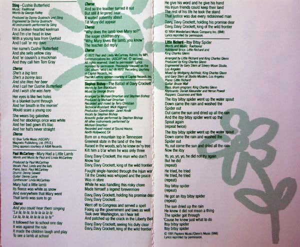 Various : For Our Children (Cass, Comp)
