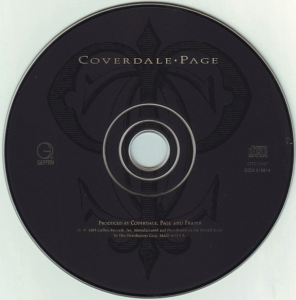 Coverdale Page : Coverdale • Page (CD, Album)